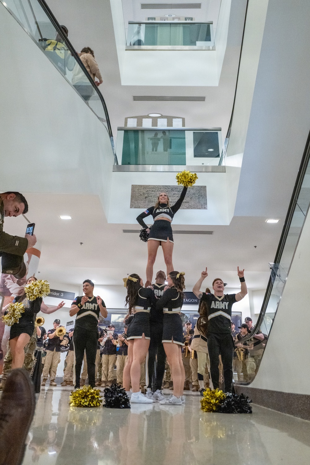 Army-Navy Pep Rally at the Pentagon 2025