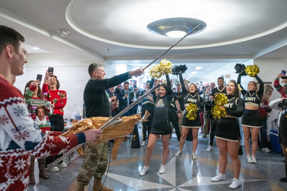Army-Navy Pep Rally at the Pentagon 2025