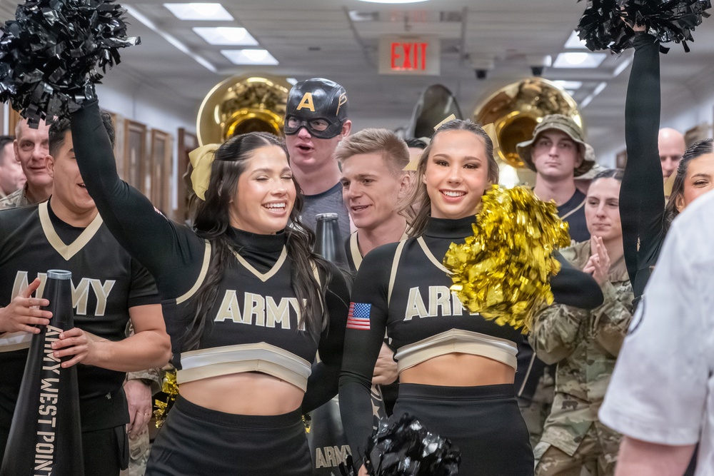 Army-Navy Pep Rally at the Pentagon 2025