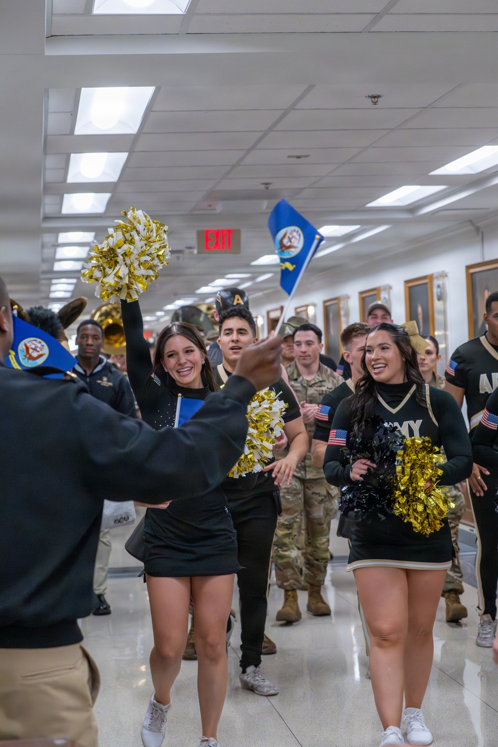 Army-Navy Pep Rally at the Pentagon 2025