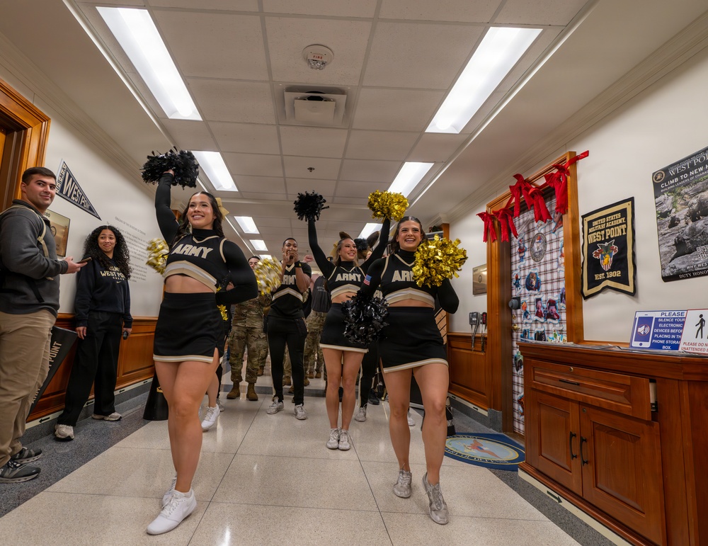 Army-Navy Pep Rally at the Pentagon 2025