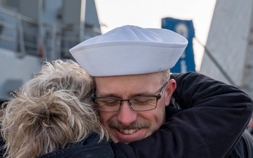 USS Forrest Sherman Returns to Naval Station Norfolk from Deployment