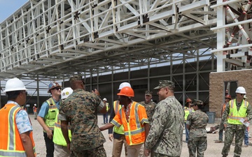 Topping Out Ceremony for Future MCAS Miramar Aircraft Maintenance Hangar