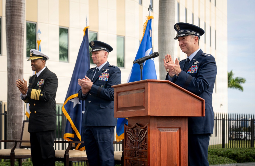 SOUTHCOM Retirement and Relinquishment-of-Command Ceremony