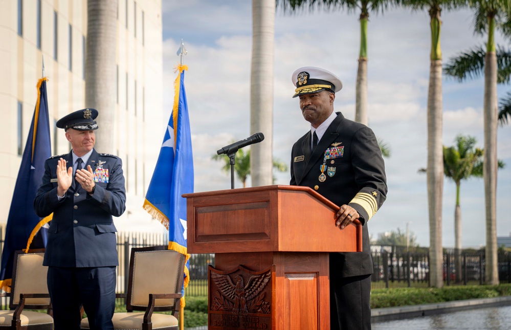 SOUTHCOM Retirement and Relinquishment-of-Command Ceremony