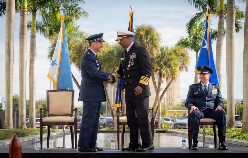 SOUTHCOM Retirement and Relinquishment-of-Command Ceremony