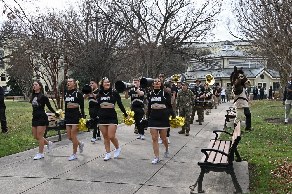 Army-Navy Pep Rally at the Pentagon 2025
