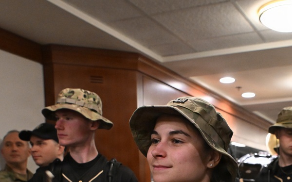 Army-Navy Pep Rally at the Pentagon 2025