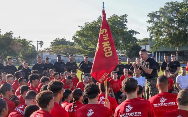 U.S. Marine Corps Sgt. Maj. Carlos A. Ruiz Speaks at Puerto Rico Field Meet in San Juan