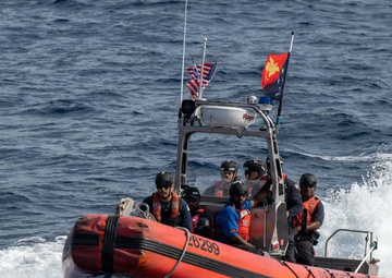 U.S. Coast Guard, partners conduct boardings off Papua New Guinea