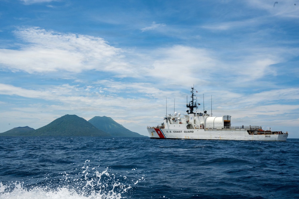U.S. Coast Guard, partners conduct boardings off Papua New Guinea