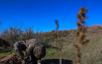 9th Communication Battalion Marines participate in land navigation course