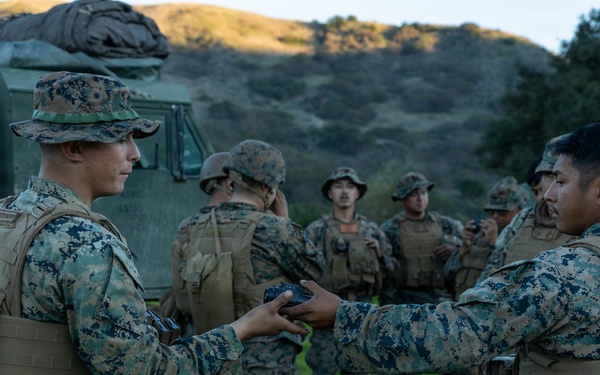 1st DSB perform night driving operations