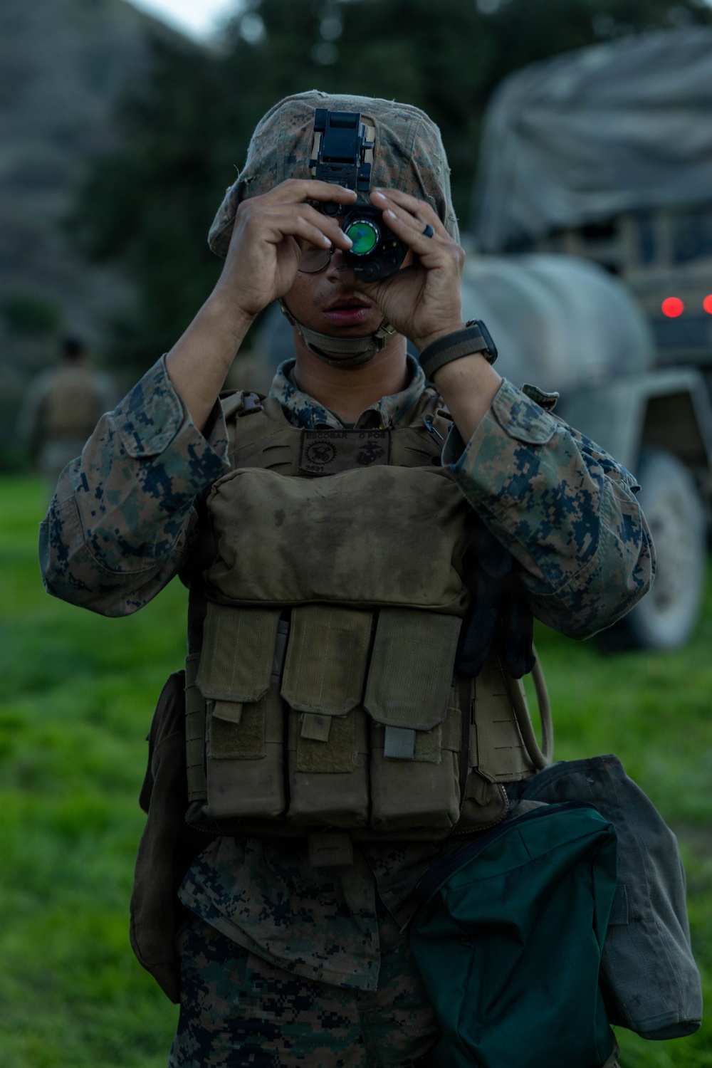 1st DSB Perform Night Driving Operation