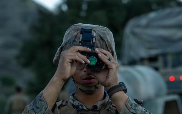 1st DSB Perform Night Driving Operation