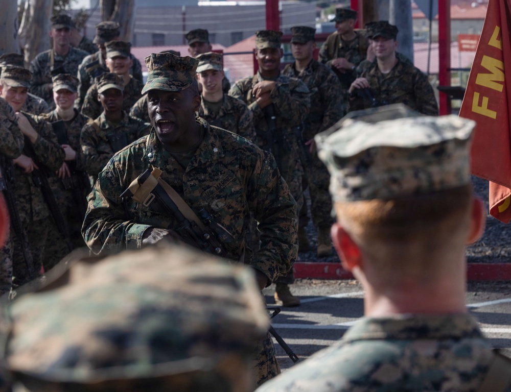 9th Communication Battalion hikes Camp Pendleton