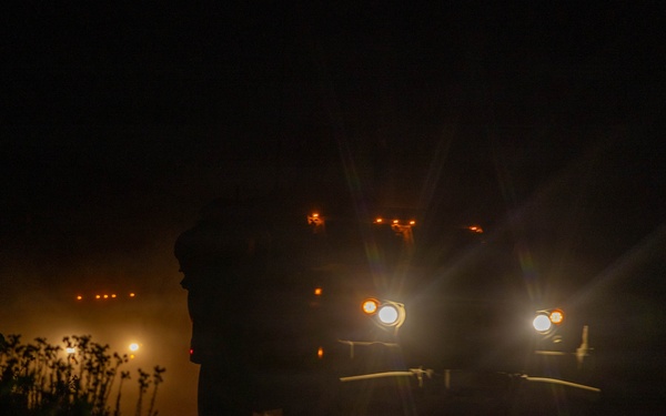 1st DSB Perform Night Driving Operation