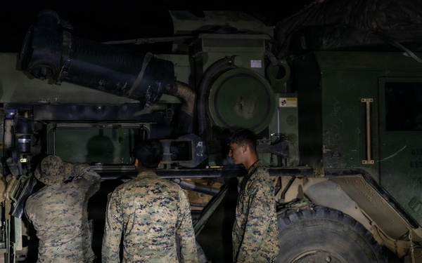 1st DSB Perform Night Driving Operation