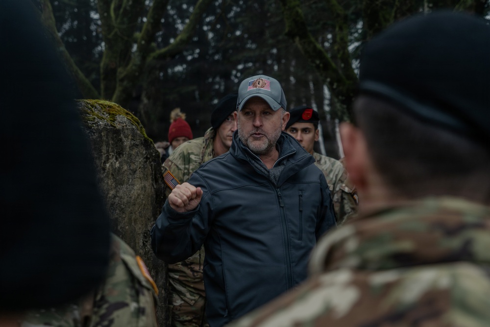 101st Airborne Division Soldiers Attend a Staff Ride During Bastogne 81