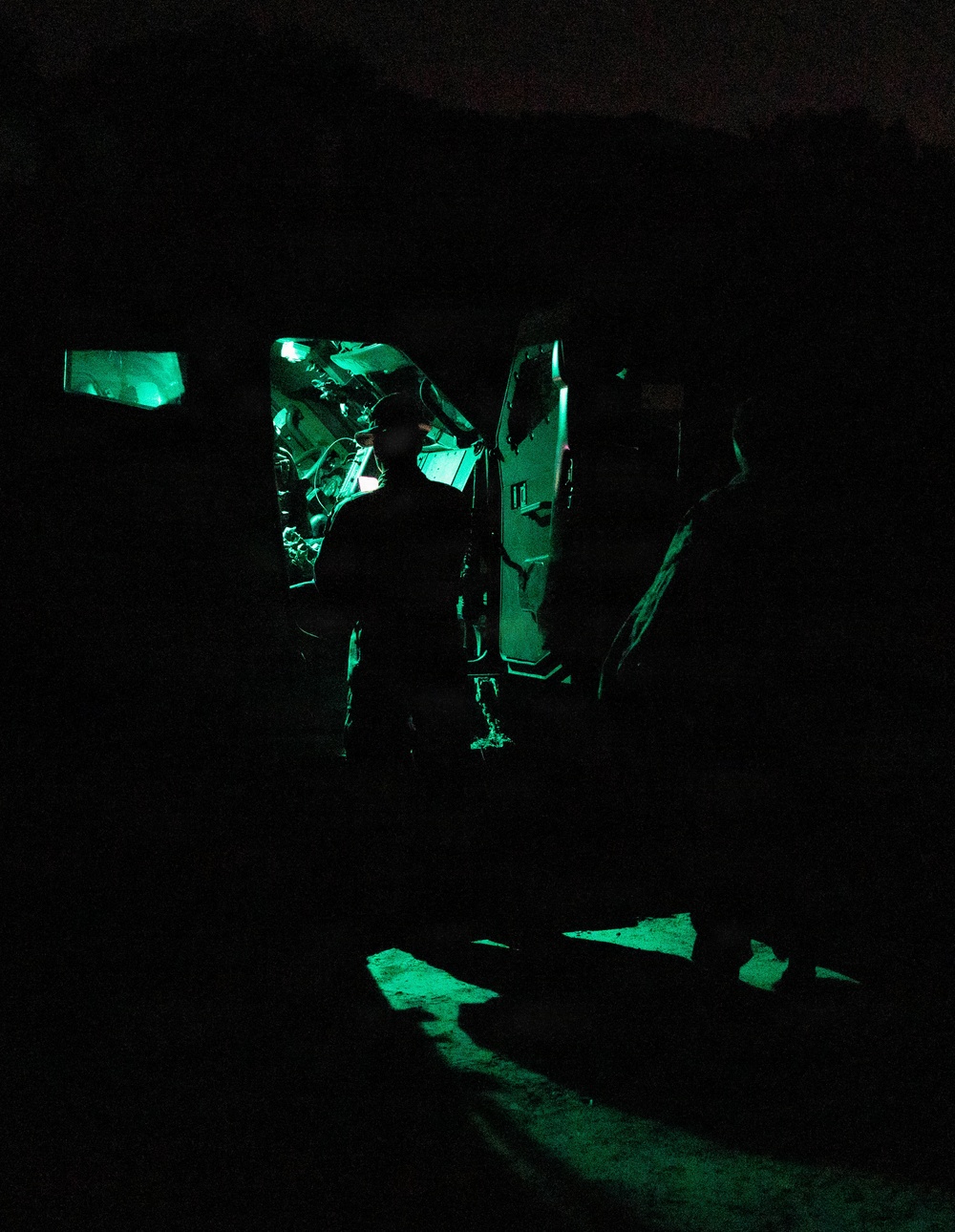 1st DSB Perform Night Driving Operation