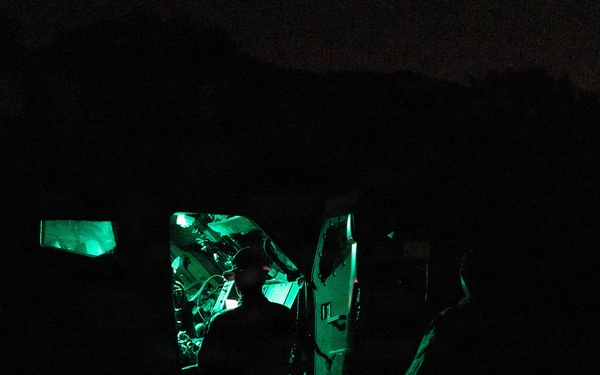 1st DSB Perform Night Driving Operation