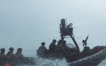 U.S. Marines with 1st Recon Bn. conduct maritime domain awareness during Steel Knight 25