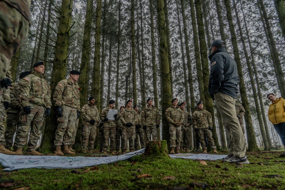101st Airborne Division Soldiers Attend a Staff Ride During Bastogne 81