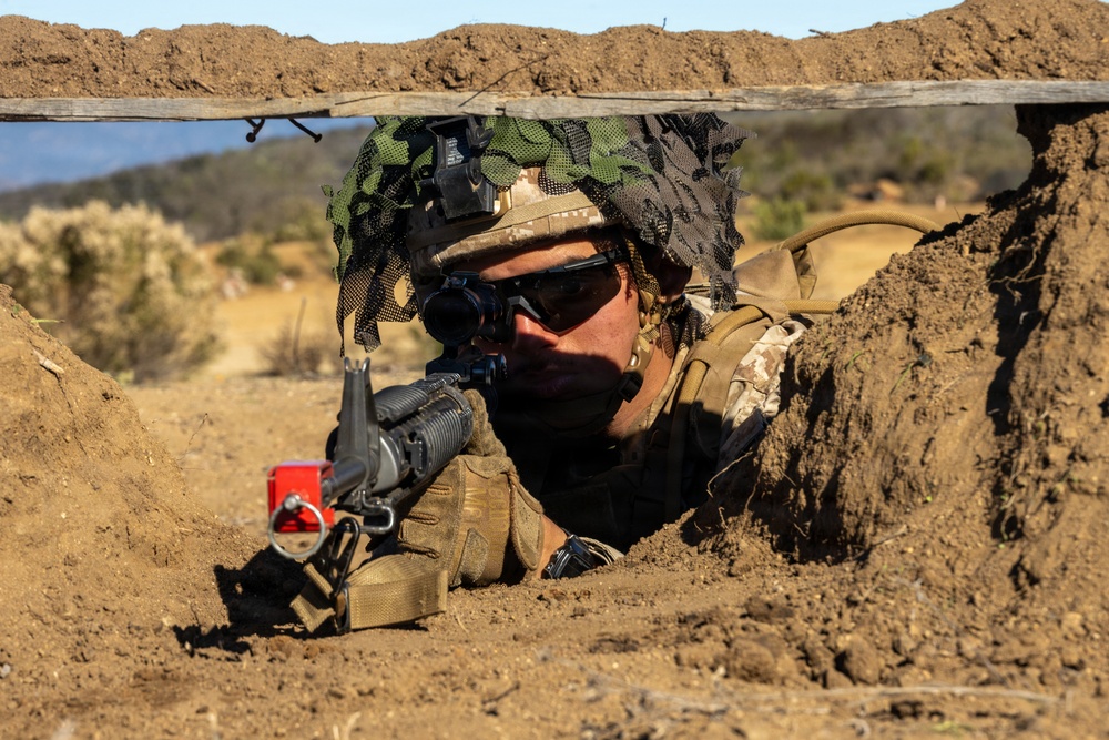 1st MLG Marines Built Trench-Based Logistics Site to Sustain Dispersed Forces
