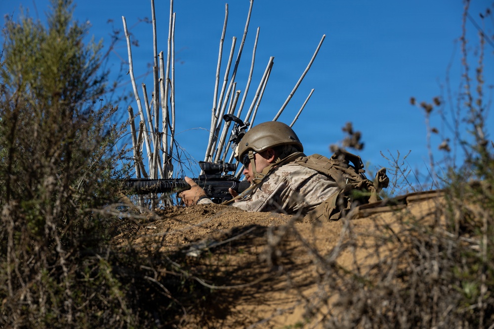 1st MLG Marines Built Trench-Based Logistics Site to Sustain Dispersed Forces