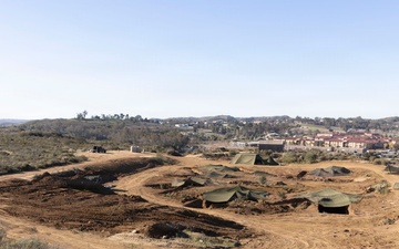 Digging In: 1st MLG Marines establish trench and bunker system