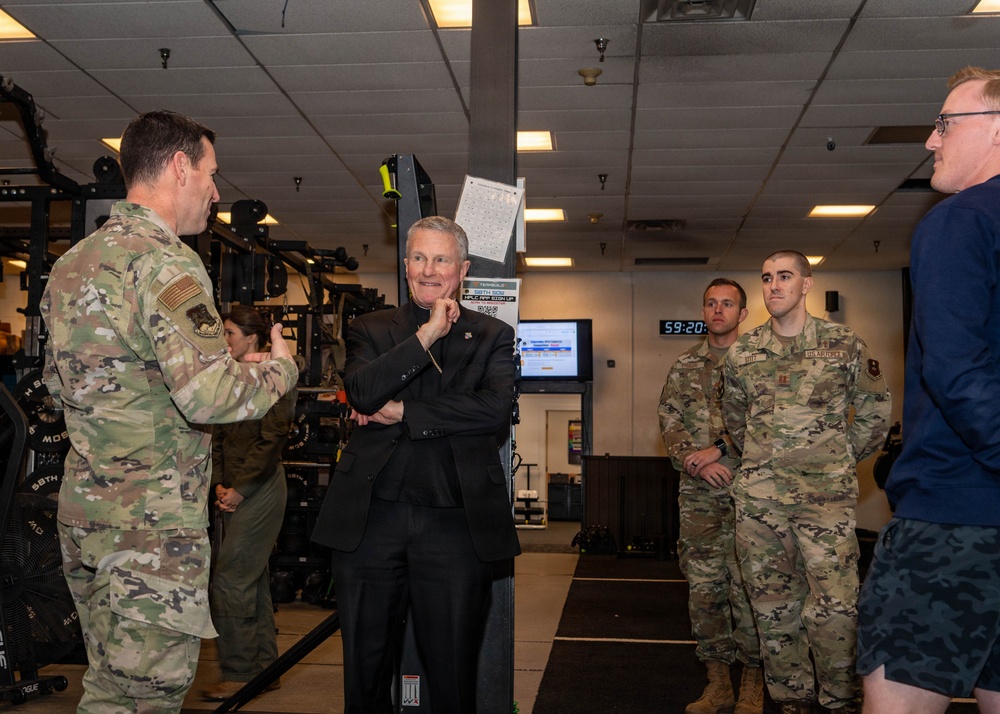Archbishop Broglio Concludes Pastoral Visit to Kirtland Air Force Base