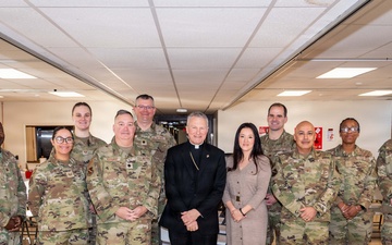 Archbishop Broglio Concludes Pastoral Visit to Kirtland Air Force Base
