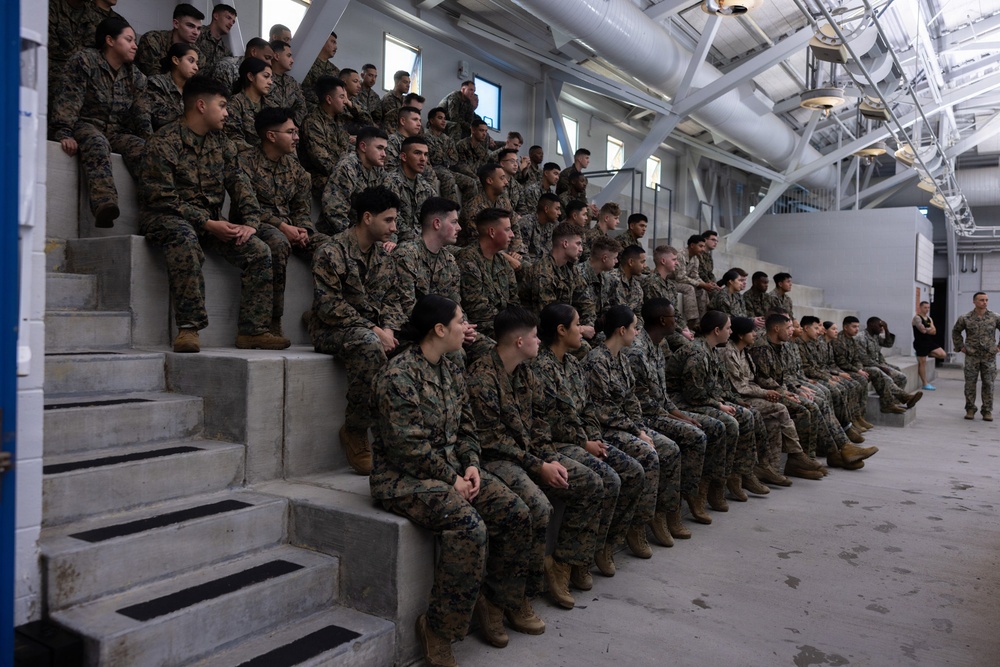 Headquarters and Service Battalion Swim Qualification