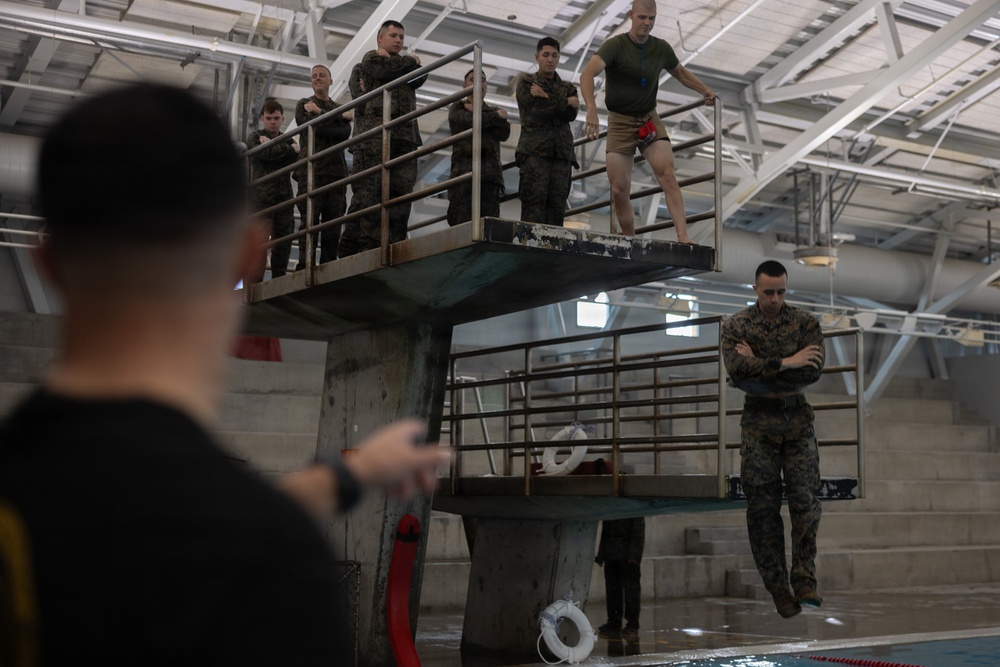 Headquarters and Service Battalion Swim Qualification