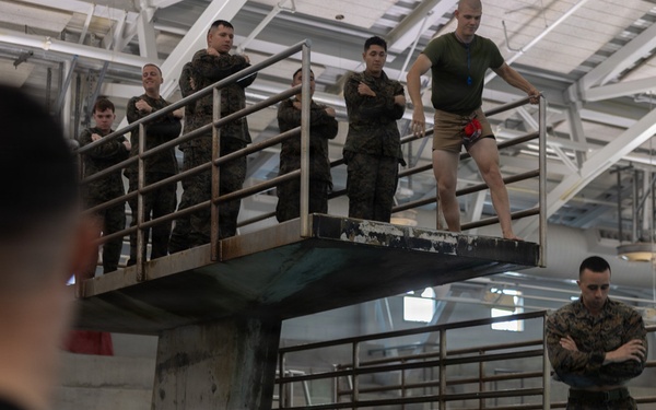 Headquarters and Service Battalion Swim Qualification