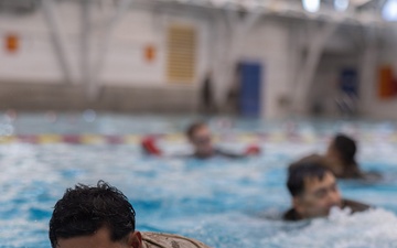 Headquarters and Service Battalion Swim Qualification
