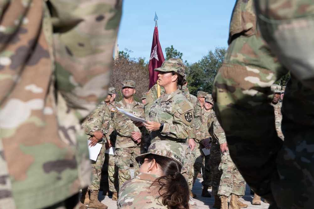 AR-MEDCOM Soldiers learn about H2F for the holiday season