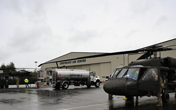 Washington National Guard provides aviation support in Skagit County