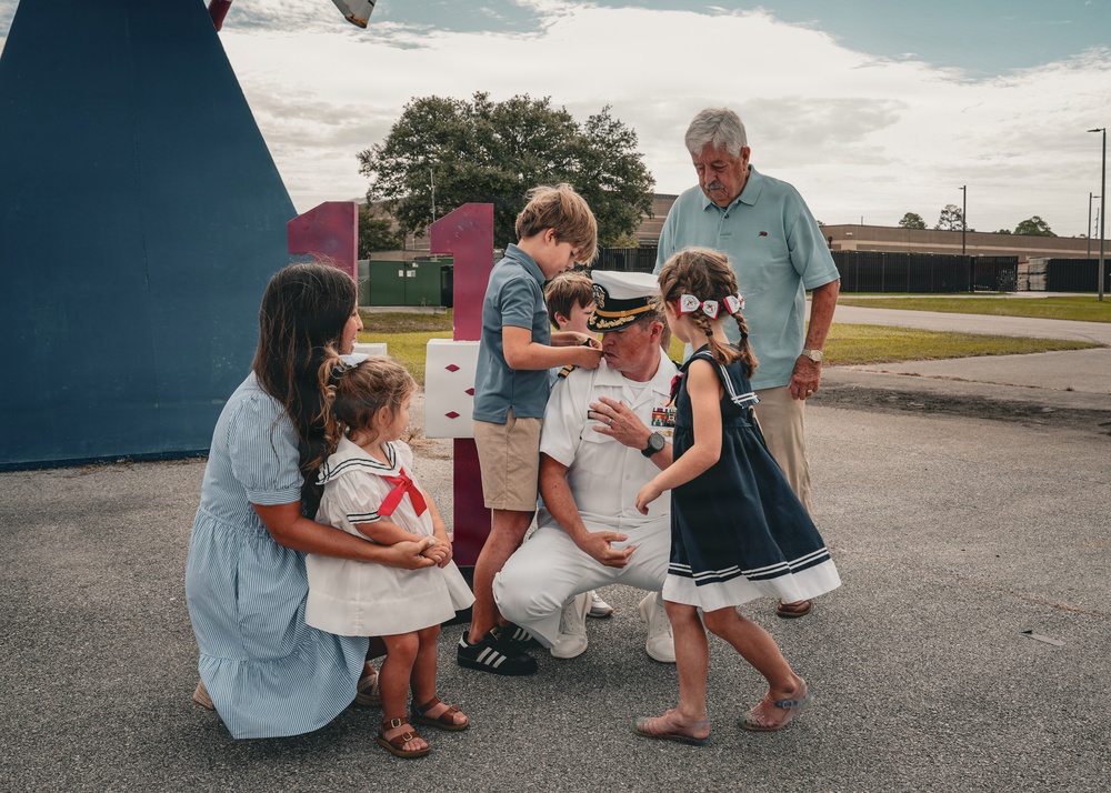 Commander James Angerman Promotes to Captain