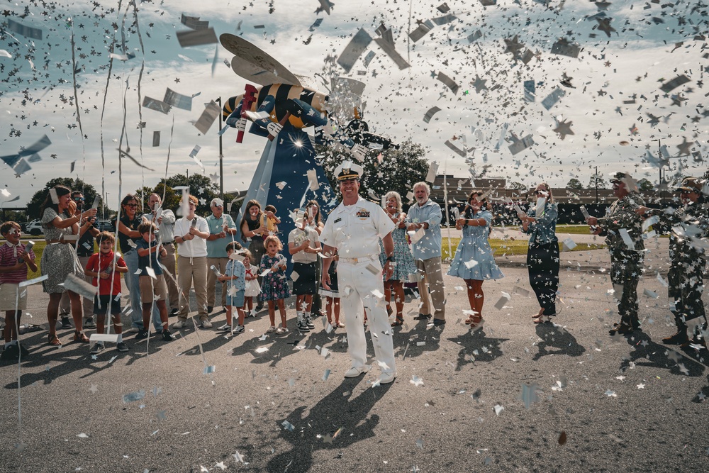 Commander James Angerman Promotes to Captain