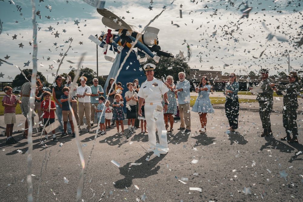 Commander James Angerman Promotes to Captain