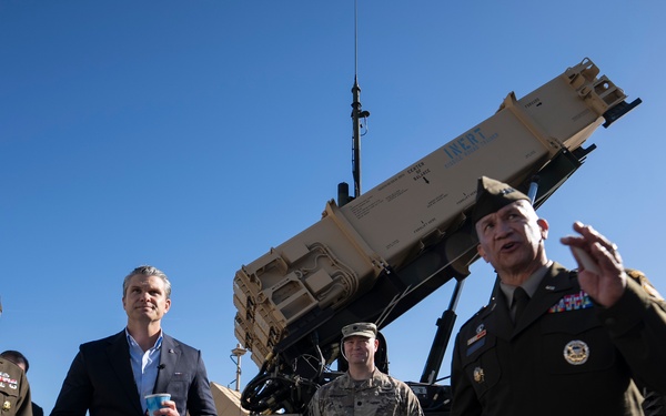 SW Visits Huntsville Defense Facilities, Unveils USSPACECOM Sign