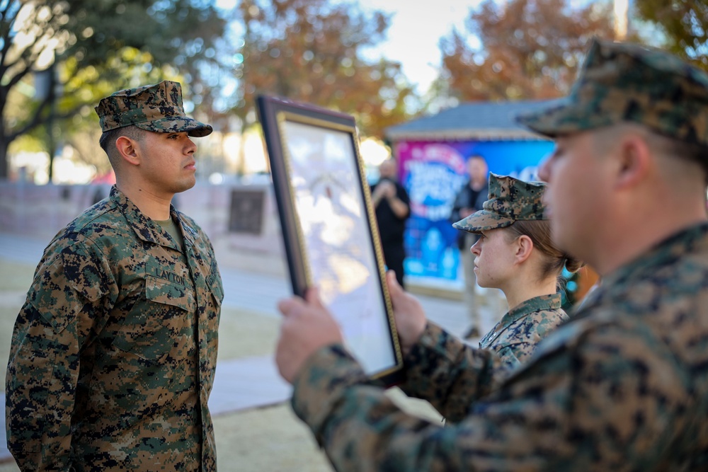 Recruiter from El Paso gets promoted to Gunnery Sergeant