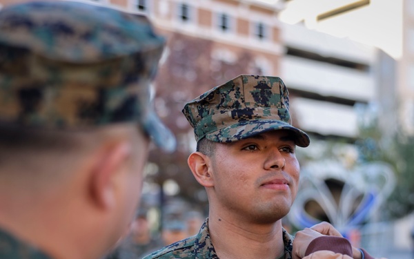 Recruiter from El Paso gets promoted to Gunnery Sergeant