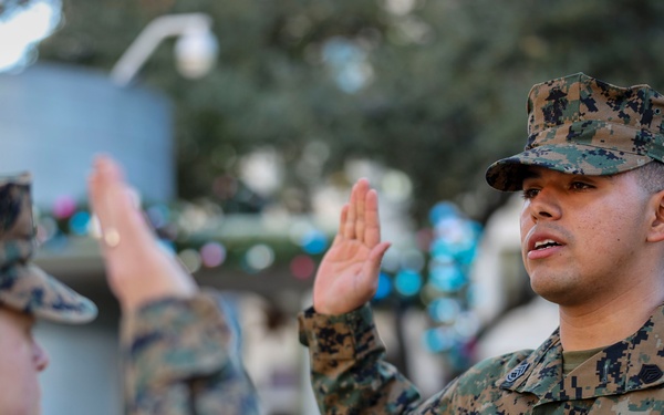 Recruiter from El Paso gets promoted to Gunnery Sergeant