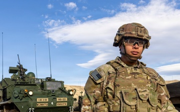 1-2 Stryker Brigade Combat Team Conducts .50 Caliber Machine Gun Training