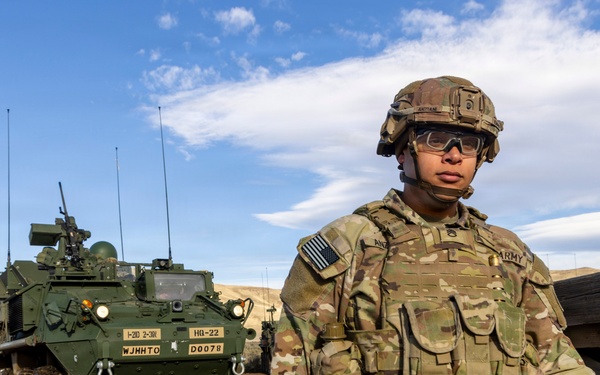 1-2 Stryker Brigade Combat Team Conducts .50 Caliber Machine Gun Training