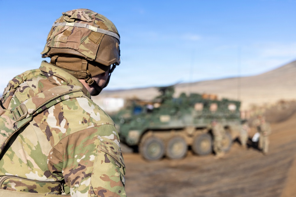 1-2 Stryker Brigade Combat Team Conducts .50 Caliber Machine Gun Training