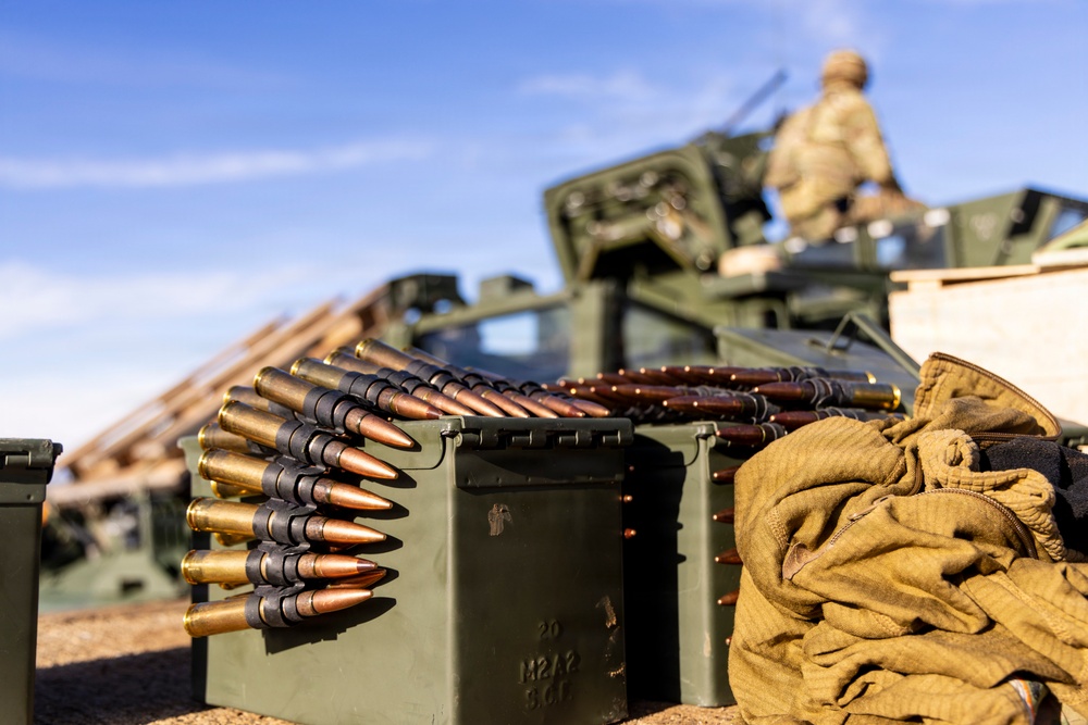 1-2 Stryker Brigade Combat Team Conducts .50 Caliber Machine Gun Training