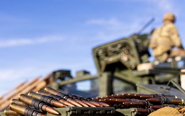 1-2 Stryker Brigade Combat Team Conducts .50 Caliber Machine Gun Training